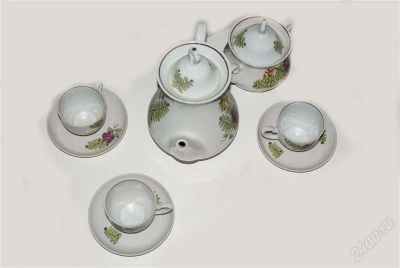 Лот: 1298572. Фото: 1. Чайный сервиз "Весна". Сервизы, наборы посуды