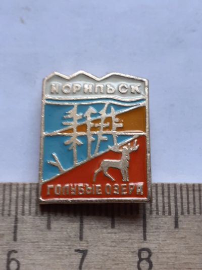 Лот: 19244019. Фото: 1. (№8714) значки, Норильск Голубые... Памятные медали