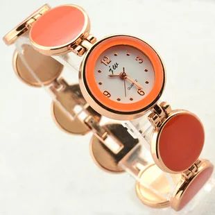 Лот: 3206147. Фото: 1. Часики JW модель 3034 оранжевые. Оригинальные наручные часы