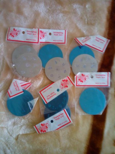 Лот: 3751187. Фото: 1. Диски для стемпинга 10 шт. Украшения, дизайн ногтей