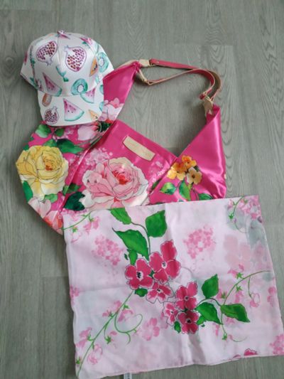 Лот: 12737448. Фото: 1. Набор сумка пляжная, палантин... Сумки