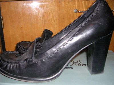 Лот: 7481213. Фото: 1. Немецкие женские туфли черного... Туфли