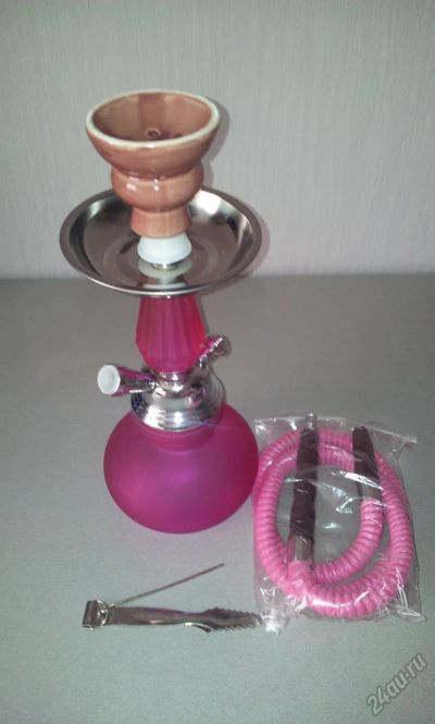 Лот: 5691138. Фото: 1. Кальян (мини), розовый. Аксессуары и запчасти для кальянов
