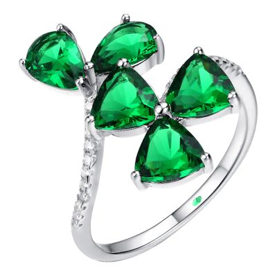 Лот: 23822837. Фото: 1. Серебряное кольцо с кварцем и... Кольца, перстни