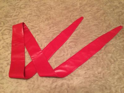 Лот: 6520827. Фото: 1. Стильный женский красный пояс. Ремни, пояса