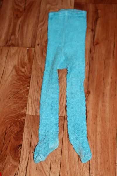 Лот: 6355606. Фото: 1. Колготки голубые 3. Носки, колготки