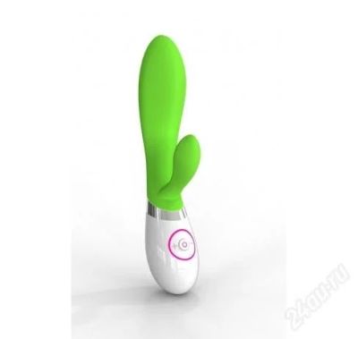 Лот: 1822669. Фото: 1. Вибратор RABBIT ODECO (Зеленый... Игрушки