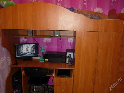 Лот: 2192938. Фото: 1. Кровать-чердак детская. Детские кровати и кроватки