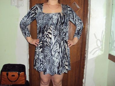 Лот: 5082843. Фото: 1. Платье-туника 46-48. Платья