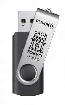 Лот: 21599957. Фото: 1. Флешка Fumiko Tokyo 64GB | Цвет... USB-флеш карты
