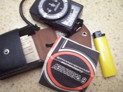 Лот: 5281843. Фото: 1. фотоэкспонометр ленинград 8 (как... Орудия труда