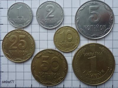 Лот: 3569970. Фото: 1. Набор монет Украины (сборный... Страны СНГ и Балтии