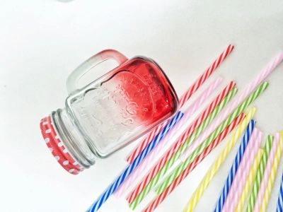 Лот: 8209051. Фото: 1. Кружка стеклянная "Ball Mason... Кружки, стаканы, бокалы