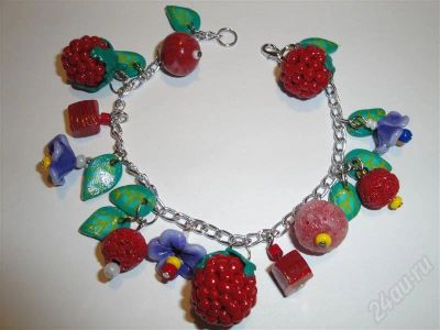Лот: 308597. Фото: 1. Изделия из полимерной глины браслет... Браслеты