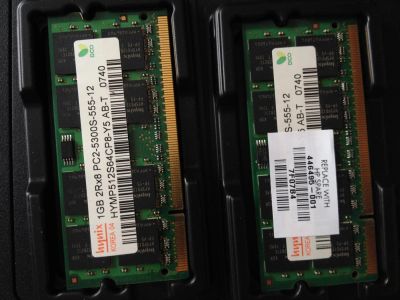 Лот: 3574782. Фото: 1. Память SoDimm DDR2 1024MB PC5300... Оперативная память