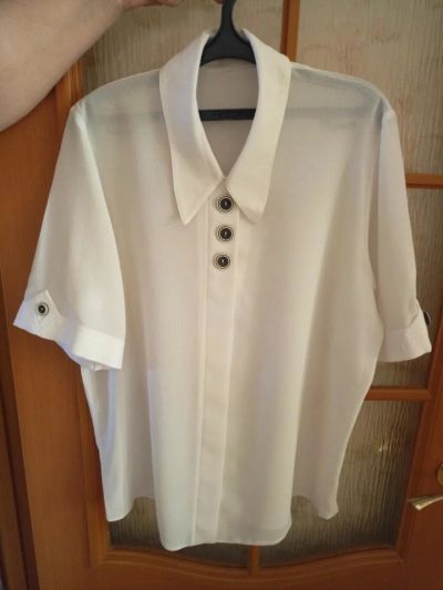 Лот: 11175011. Фото: 1. Блузка р 48-50. Блузы, рубашки, водолазки