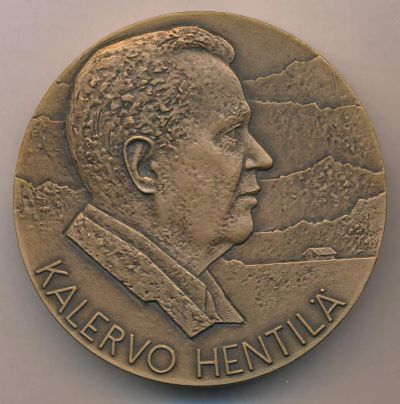 Лот: 8165640. Фото: 1. Финляндия Медаль 1996 Калерво... Сувенирные