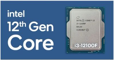 Лот: 21058496. Фото: 1. Intel Core i3-12100f, lga1700... Процессоры