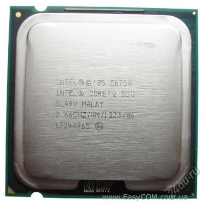 Лот: 4172242. Фото: 1. Intel Core 2 Duo E6750 2.66 ГГц... Процессоры