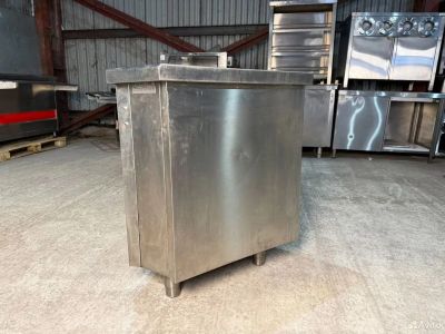 Лот: 25885638. Фото: 1. Прилавок стол нержавейка угловой... Нейтральное для общепита