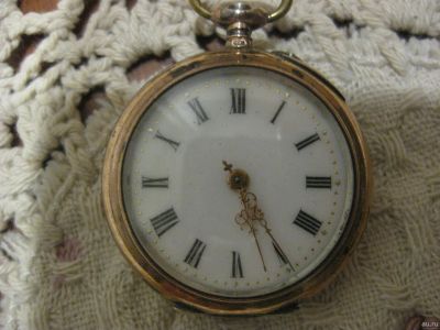 Лот: 16830890. Фото: 1. Антикварные карманные дамские... Оригинальные наручные часы