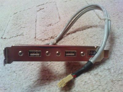 Лот: 1212272. Фото: 1. планка дополнительных портов usb... Платы расширения, контроллеры, доп. порты