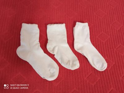 Лот: 20042925. Фото: 1. Носочки белые на 5 - 6 лет все... Чулочно-носочные изделия