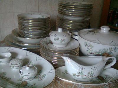 Лот: 2835109. Фото: 1. Столовый сервиз., на 12 персон... Сервизы, наборы посуды