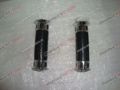 Лот: 5932771. Фото: 1. Ручки руля резиновые к скутеру... Запчасти