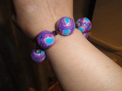 Лот: 298313. Фото: 1. Изделия из полимерной глины браслет... Браслеты