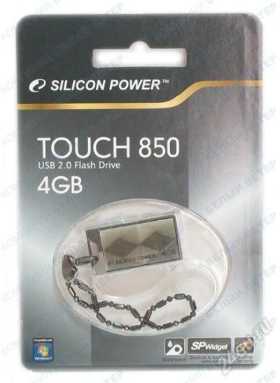 Лот: 1305899. Фото: 1. USB Flash 4GB Silicon Power Touch... USB-флеш карты