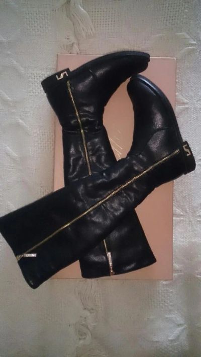 Лот: 7448546. Фото: 1. Сапоги-ботфорты зима,поздняя осень... Сапоги