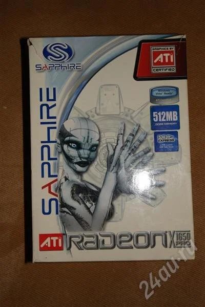 Лот: 540576. Фото: 1. Видеокарта ATI RADEON X1650 pro... Видеокарты