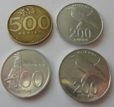 Лот: 4151566. Фото: 1. Индонезия - набор монет: 500 рупий... Наборы монет