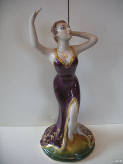 Лот: 15558702. Фото: 1. Танцовщица Танец Пляска Девушка... Фарфор, керамика