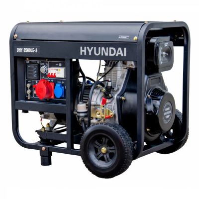 Лот: 16988482. Фото: 1. Электрогенератор Hyundai DHY 8500LE-3. Бензо-, мотоинструмент