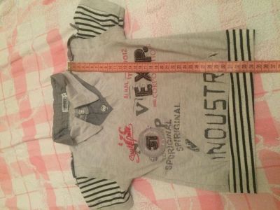 Лот: 8067994. Фото: 1. футболка комбинированная. Разбираем... Футболки, поло, топы, лонгсливы