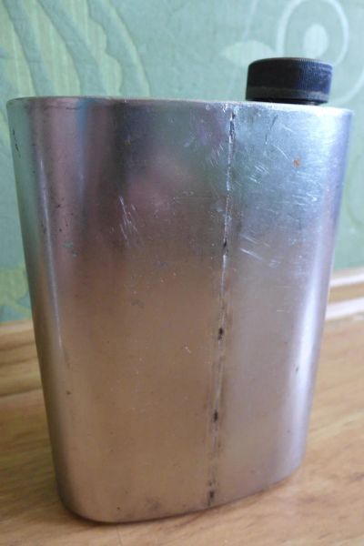 Лот: 11398231. Фото: 1. Фляжка / фляга. Нерж. сталь. СССР... Термосы, термокружки, фляжки