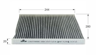 Лот: 25880488. Фото: 1. Фильтр салонный AC-217 LivCar... Расходные материалы