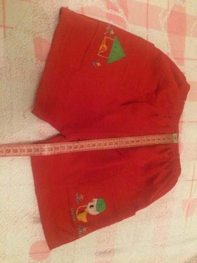 Лот: 8068040. Фото: 1. шорты красные. Разбираем шкафы... Одежда для дома