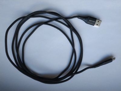 Лот: 21600637. Фото: 1. Кабель Micro USB 2 метра в оплетке. Дата-кабели, переходники