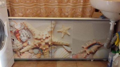 Лот: 9886702. Фото: 1. Экран под ванну 170 см. Мебель для ванной комнаты