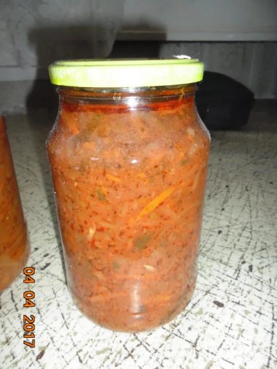 Лот: 9408804. Фото: 1. салат овощной 0,7л*. Домашние заготовки