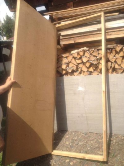 Лот: 10018448. Фото: 1. Дверь деревянная. Двери входные