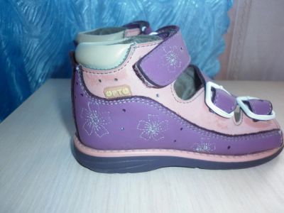 Лот: 4000489. Фото: 1. сандали кожа ортопедические 22р. Сандалии