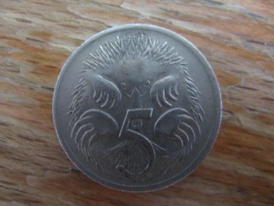 Лот: 21072410. Фото: 1. Австралия 5 центов 1970 года. Австралия и Океания