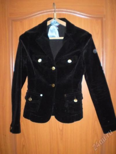 Лот: 36715. Фото: 1. стильный пиджак вельвет! притален... Красноярск