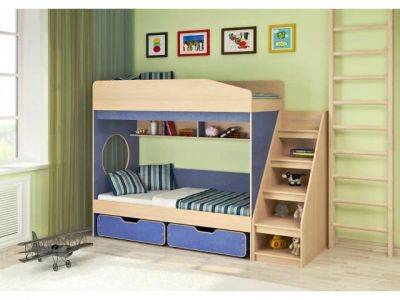 Лот: 3437326. Фото: 1. Детская кровать двухъярусная Л-10... Детские кровати и кроватки