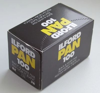 Лот: 3744397. Фото: 1. Плёнка Ilford Pan 100. Фотобумага, плёнка