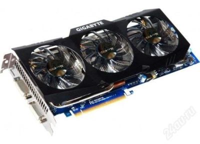 Лот: 2383363. Фото: 1. GIGABYTE GEFORCE GTX 470 GV-N470SO-13I... Видеокарты